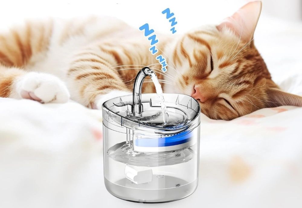 Автоматична поїлка фонтан для котів собак 2л