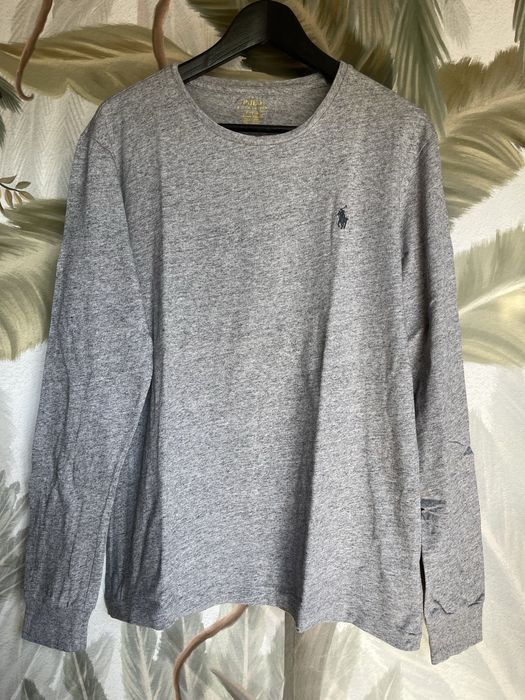 T-shirt koszulka na długi rękaw Polo Ralph Lauren rozmiar M szara