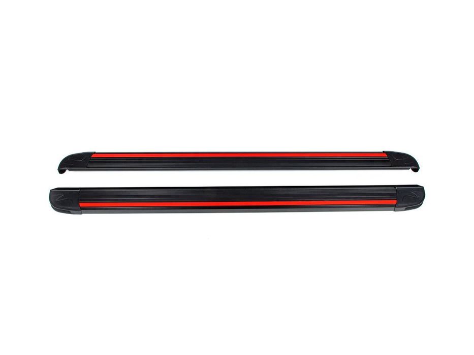 Jeep Grand Cherokee WK2 2010-2021 рр. Бокові пороги Maya Red (2 шт., алюміній)