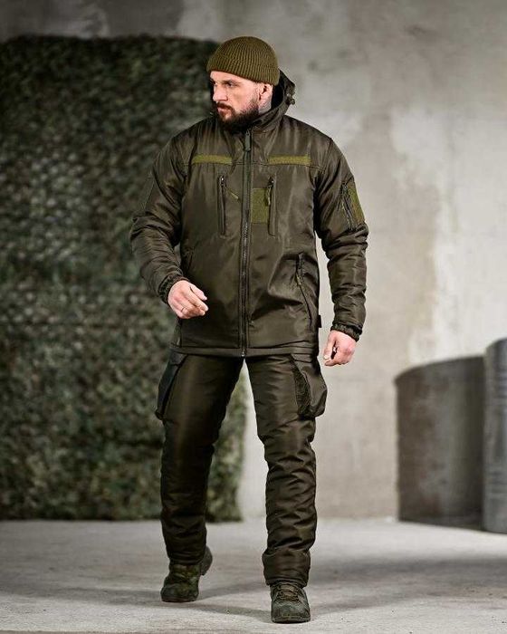 Зимовий тактичний костюм олива до -20°C OmniHeat Без передоплат