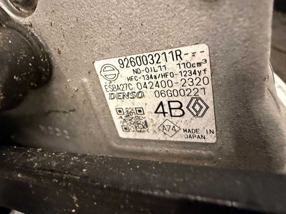 Sprężarka klimatyzacji z przewodem Renault Clio 5 V E-Tech