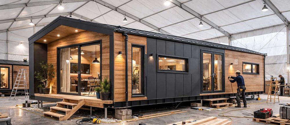 Domek Modułowy 36M2 DOMEK MOBILNY całoroczny SUPER CENA!