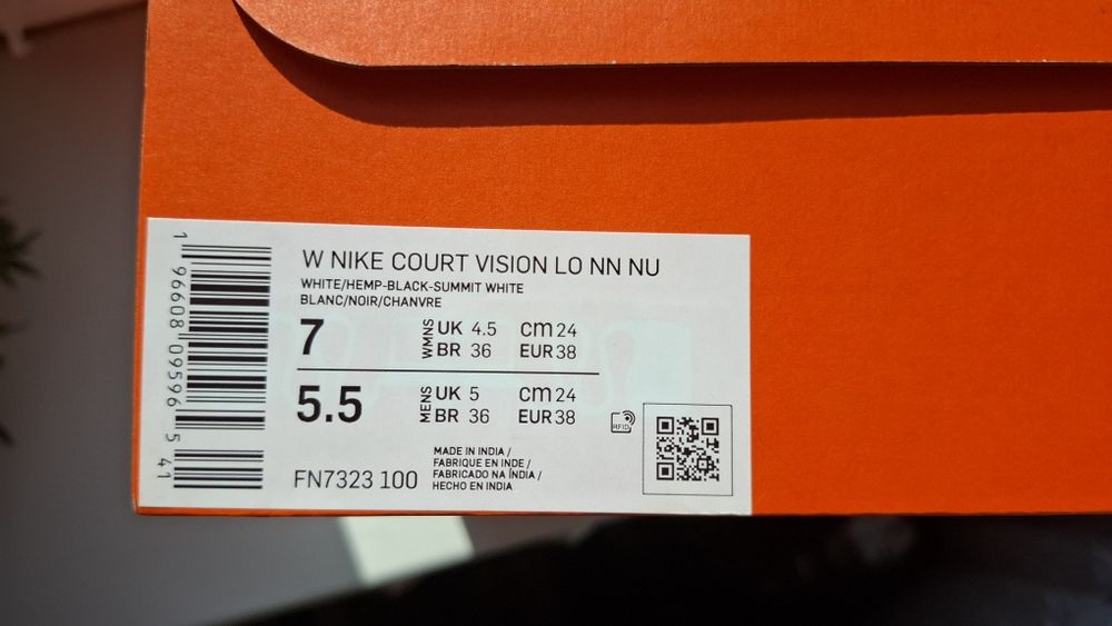 Кросівки Nike W NIKE COURT VISION LO NN NU FN7323-100