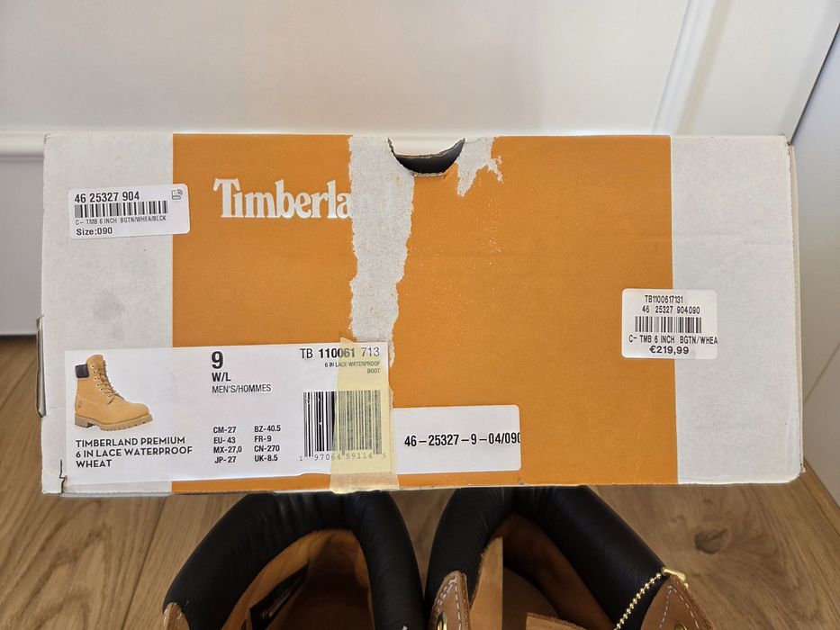Timberland, trapery Żółte, świnki , rozmiar  43