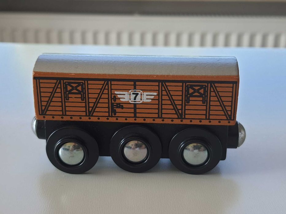 Wagon towarowy drewniany kolejka drewniana