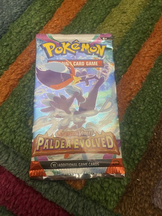 Karty Pokemon 4x booster Paldea Evolved Scarlet&Violet