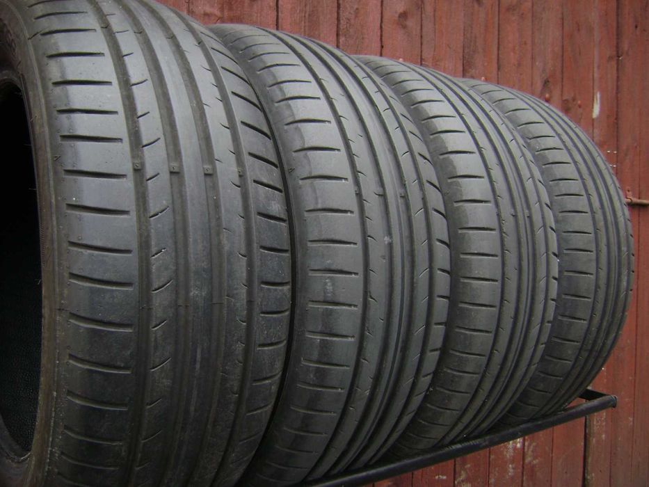 komplet opon letnich-16-cal-Dunlop-duży bieżnik-7,5mm-2021 rok.