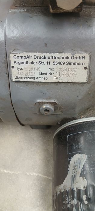 Części  sprężarki śrubowej  compair c20