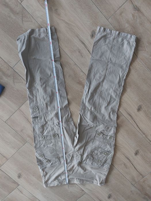 Spodnie ciążowe beżowe