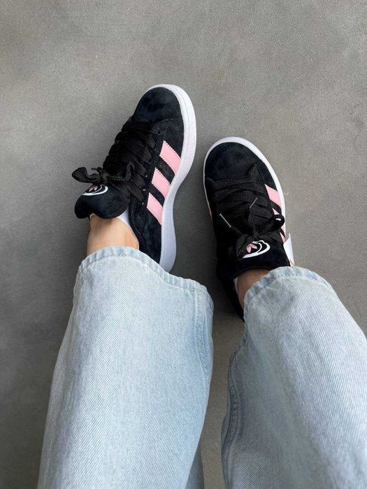 Adidas Campus 00S Black Rose (36-41) Кеды Женские Кампусы