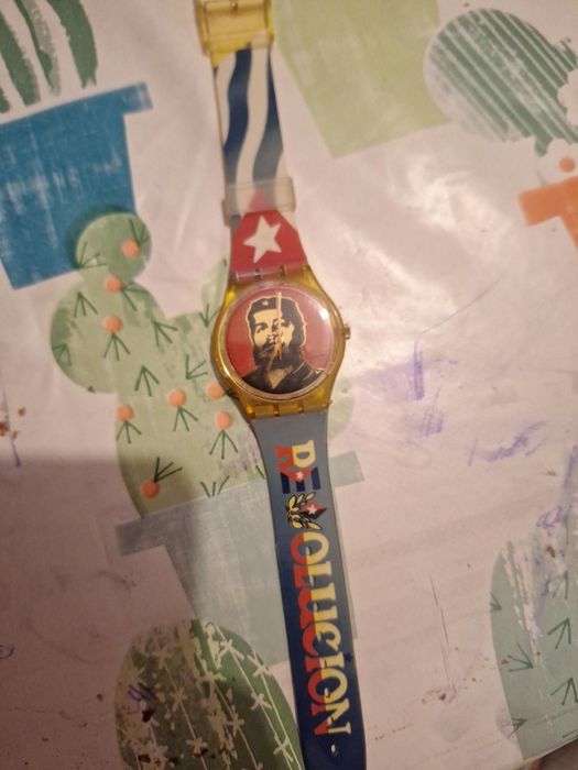 Relógio swatch edição che de 1995 o relógio está novo nunca foi usado