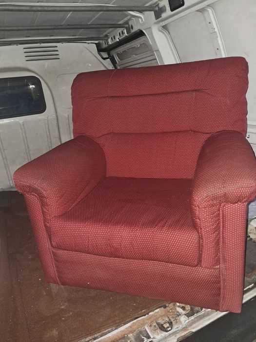 Sofa individual  vermelho