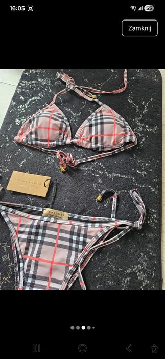 Piękny nowy stroj kąpielowy Burberry London