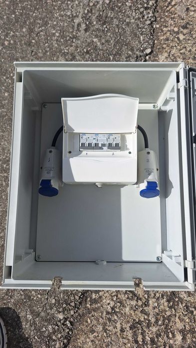 Quadro electrico exterior com fichas CEE