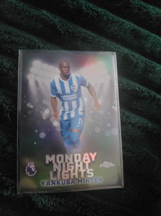 topps chrome premier league minteh monday night lights Brighton