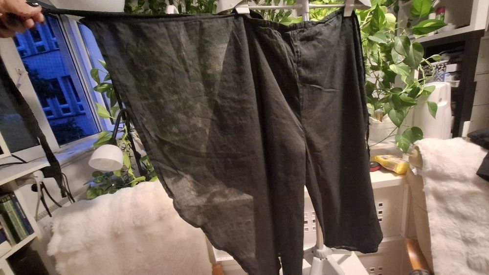 Spodnie wiazane tajskie, palazzo bawelna 100%