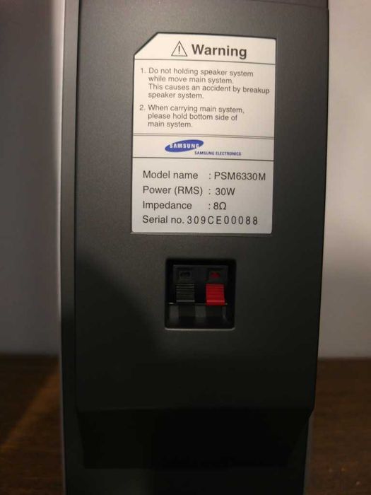 Colunas Altas Samsung, Novas , excelente qualidade