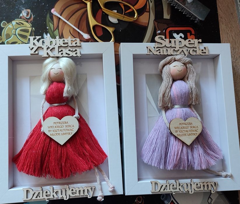 Ramka dzień nauczyciela, upominek prezent