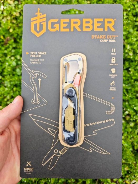 Похідний Мультитул Gerber Stakeout, ніж ножиці пінцет карабін пилка