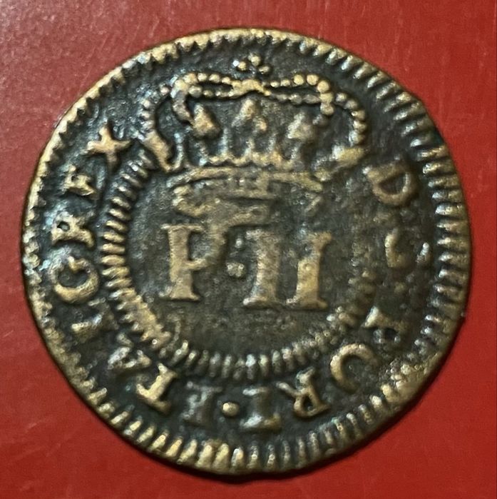 Coin (2089) D. Pedro II - 1 1/2 Real 1703