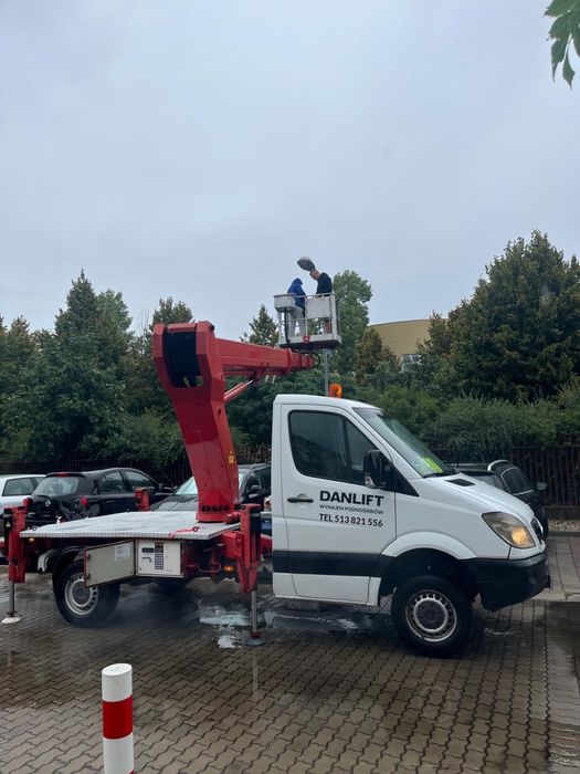 Podnośnik koszowy, zwyżka, wysięgnik od 18 do 70m, wynajem 24h