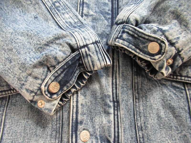 Vingar vintage jeans kurtka pilot ocieplana zimowa S 36 38