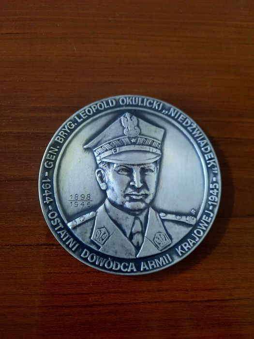 Medal Gen. Leopold Okulicki  PTAiN  70 mm