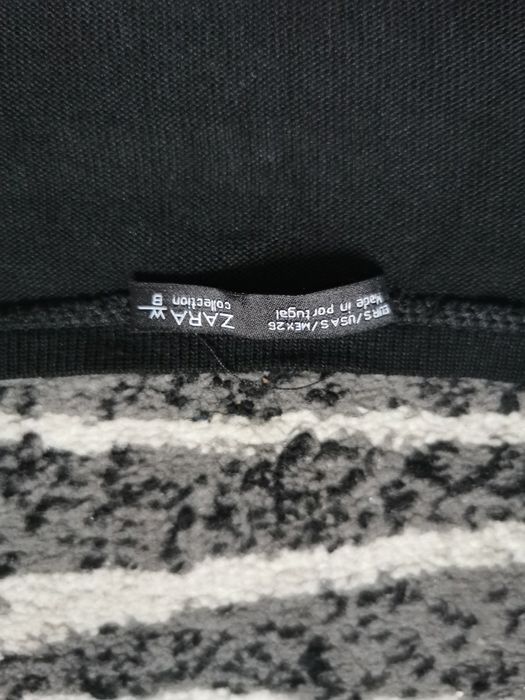 Sweterek czarny błyszczący Zara 100% wiskoza