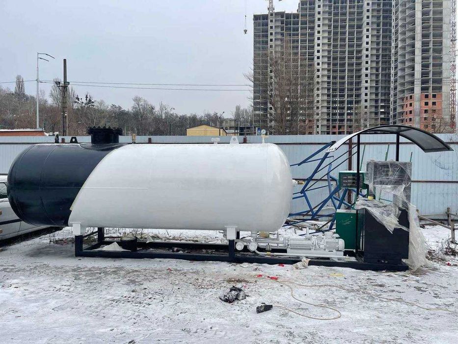 ВІДНОВЛЕНИЙ • НОВИЙ Газовий Модуль  АГЗС/АЗС/АГЗП пропан резервуар lpg