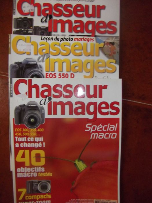 Revistas de fotografia antigas - Chasseur d'Images e outras