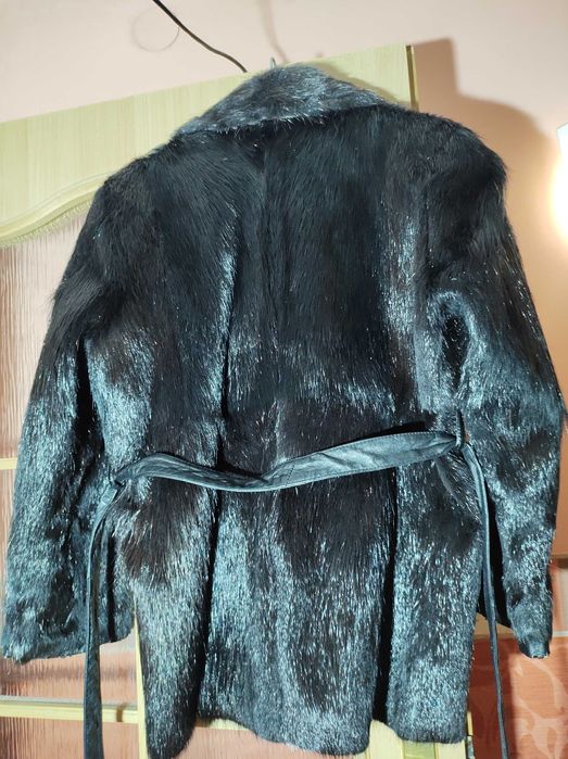 Futro damskie z nutrii, naturalne