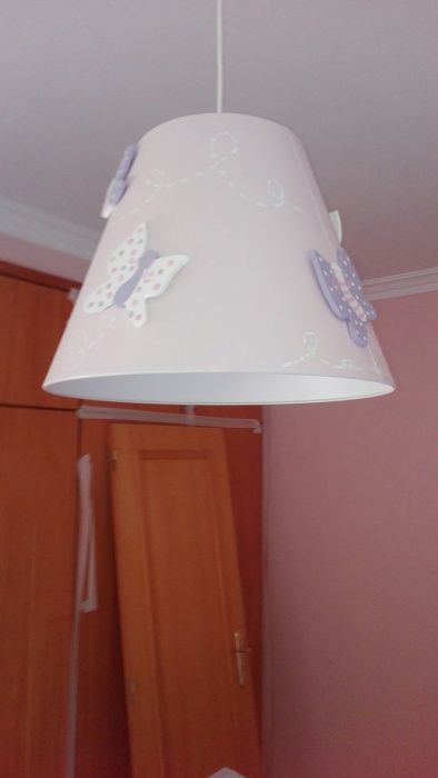 Candeeiro de teto rosa NOVO PREÇO