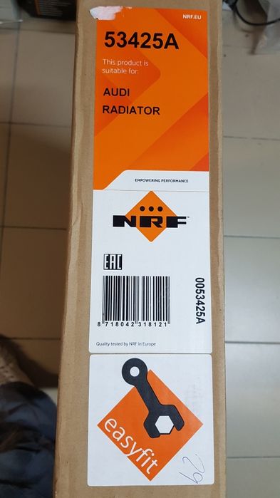 Nowa Chłodnica silnika NRF 53425A Skoda Audi Seat VW