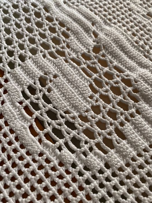 Pano de centro de mesa em renda