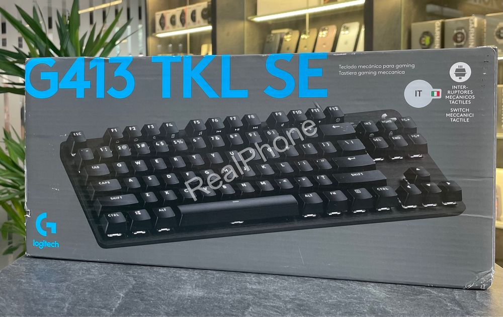 Клавіатура Logitech G413 TKL SE Black (920-010808)