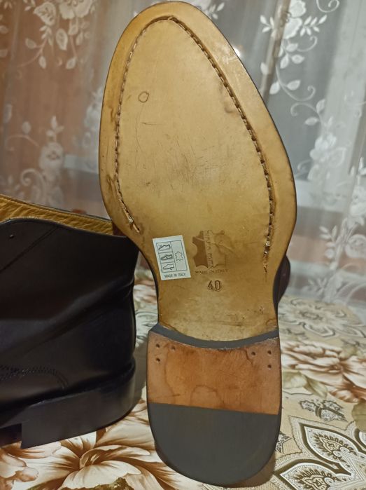 Туфли кожаные мужские