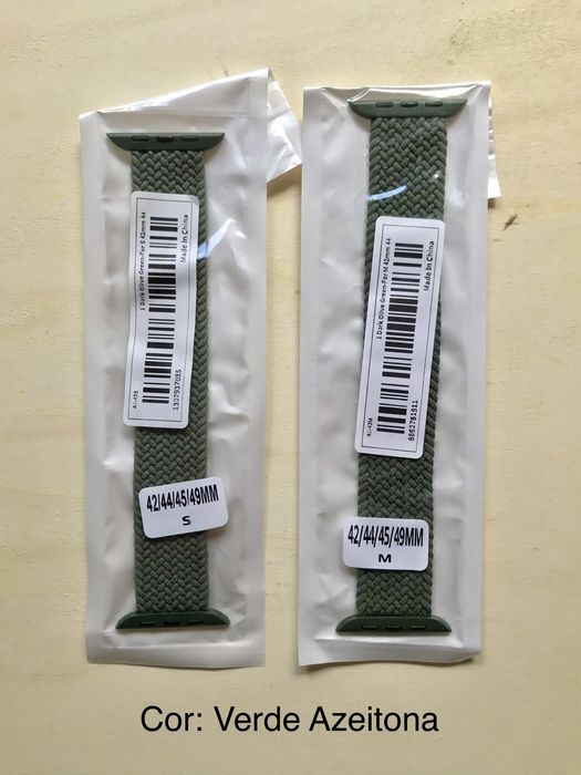Braceletes Solo Entrançadas Apple Watch 42/44/45/49mm