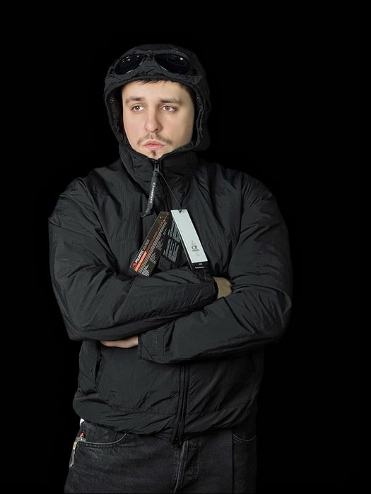c.p. company goggle jacket garment dyed  polartec оригинал