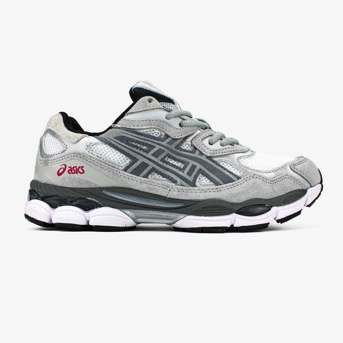 Унисекс замшевые кроссовки Asics Gel NYC Graphite Grey Black асикс
