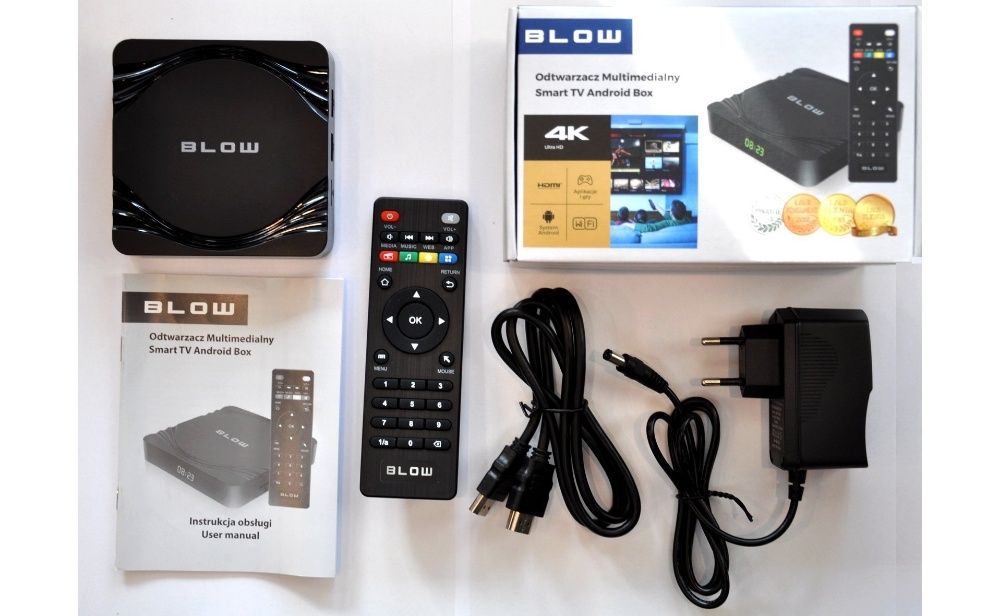 NETFLIX SMART TV BOX ANDROID 4K Ultra HD WiFi Odtwarzacz Multimedialny