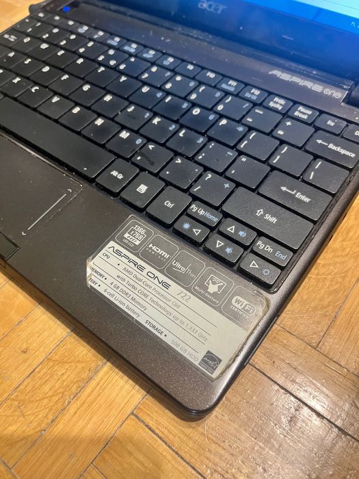 Acer Aspire One 722 Win 7
