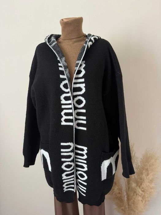 długi sweter kardigan tunika płaszczyk Minouu