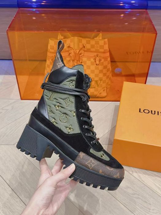 Botki Louis Vuitton Khaki