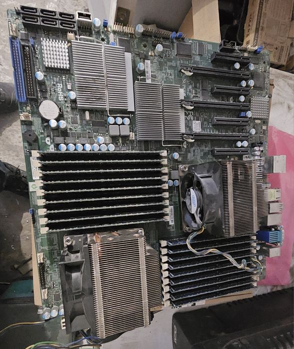 Supermicro x8dah+-f материнка
