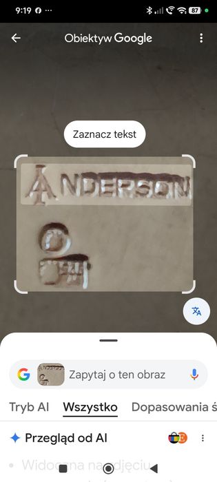 Cukiernica z łyżeczką  - Srebro 925 pucowanie Andrrson