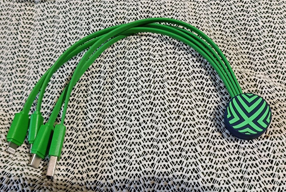 Uniwersalny kabel ładujący Zielony USB Micro USB Typ C Lightning iPhon