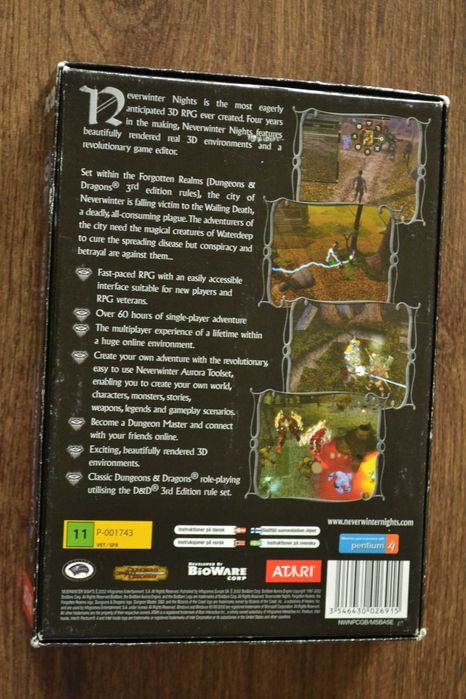 Neverwinter Nights + Mapa PC