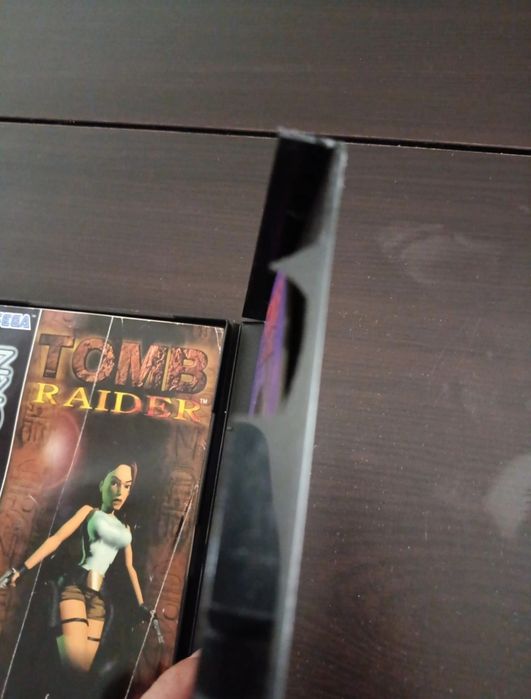 Tomb Raider Sega Saturn Pal - CIB (selo sega Portugal / Ecofilmes)