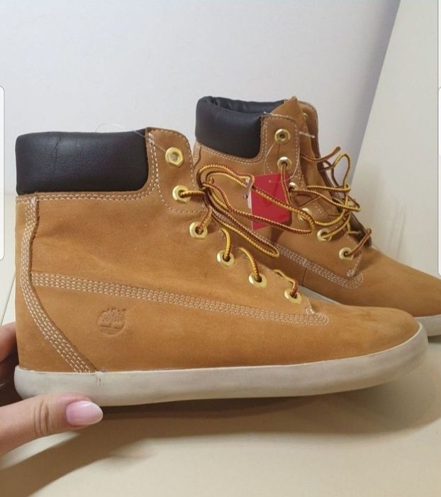 Ботинки Timberland 40 размер замша нубук Made in Vietnam хайтопы