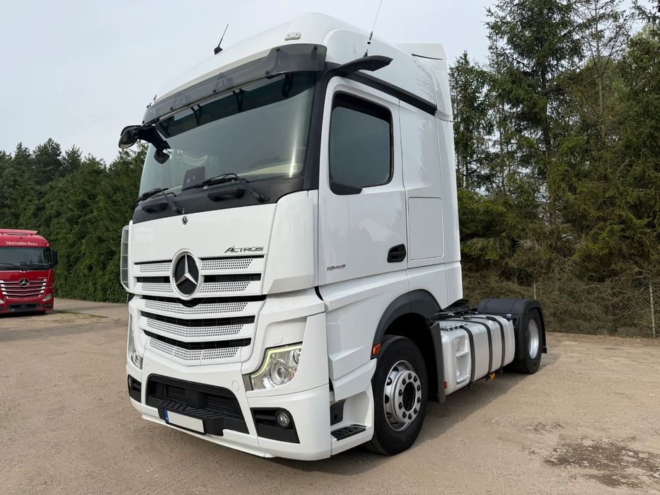 Mercedes-Benz ACTROS 1845 BIG SPACE / KAMERY TABLETY / NOWE OPONY / KSENONY / STANDARD / FABRYCZNIE BEZ RETARDERA / 2021 ROK !!  NOWE OPONY / Przód resor / Dwa kluczyki / BIG SPACE / Bez retardera